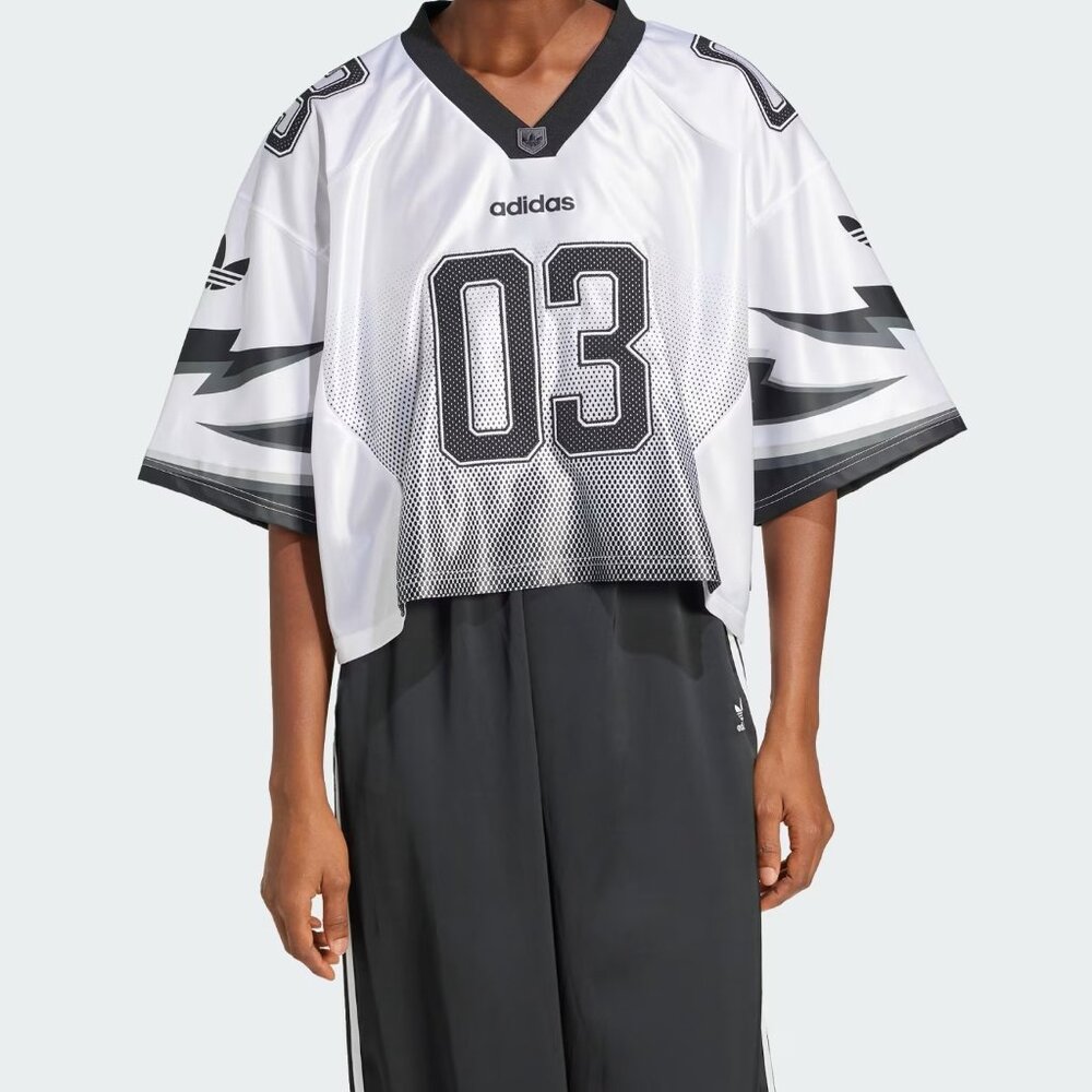 Adidas Women's Adilenium Season 3 Short Sleeve Graphics Jersey Size Small JX9216